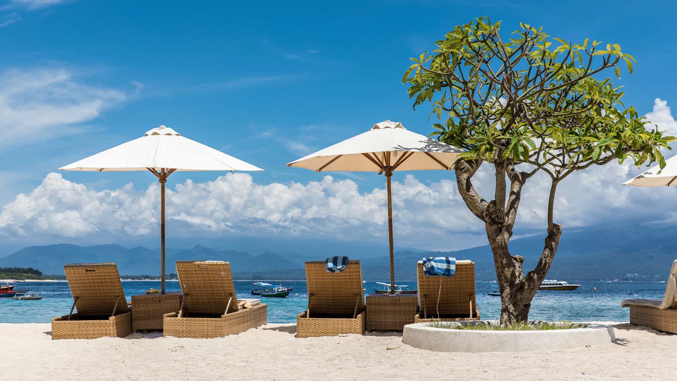 Gili Air beach scenery